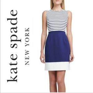 Kate Spade Navy and White Striped Dress